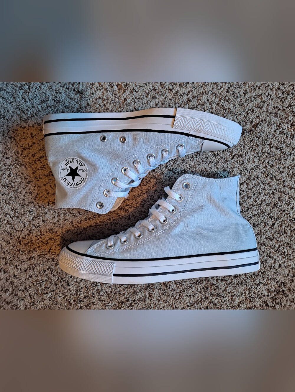 Converse Chuck Taylor All Star High Top Sneakers - Light Blue Women Size 9.5 - Picture 5 of 8